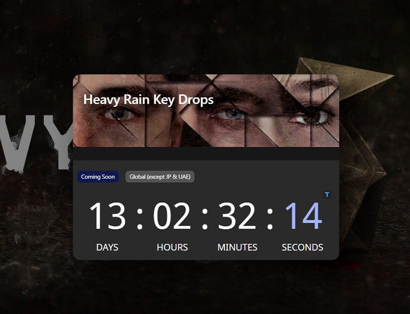 Heavy Rain знову роздадуть безкоштовно для Steam 1 photo 2026 04 02 16 29 28
